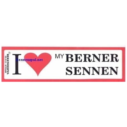 Berner Sennen  I love sticker