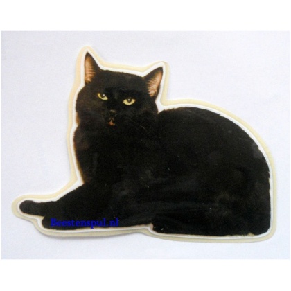 Katten zwart sticker 01