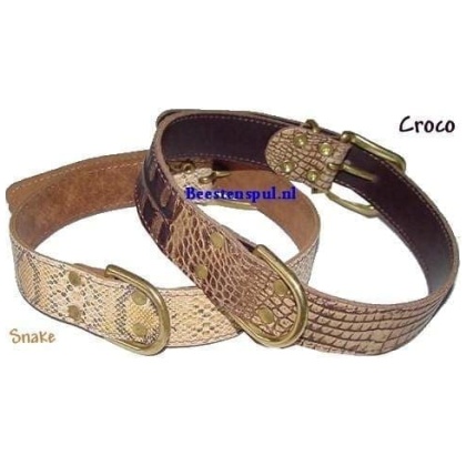 Halsband Sidney messing (D-ring in midden)