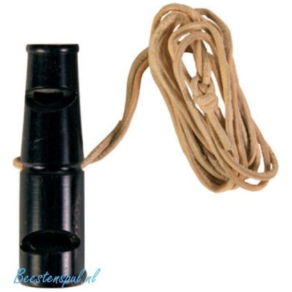 Trixie - Dubbeltoon Fluitje met Veterkoord