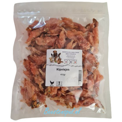 Gedroogde Visjes met Kip - 400 gr
