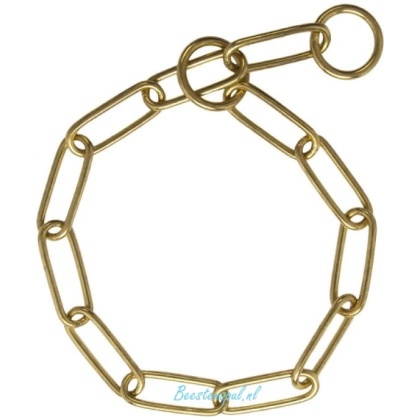 Slipketting - Messing - Ovale Schakel