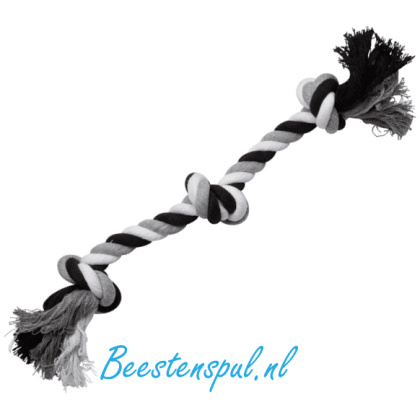 Flosstouw - Zwart/Grijs/Wit