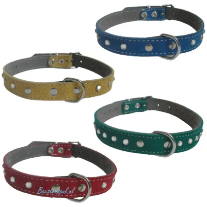 Halsband - Suède met Strass